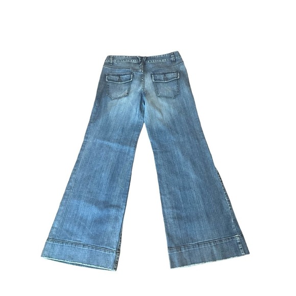 Mossimo Jeans Women's Size 11 Blue Denim Bootcut Leg Mid Rise Cotton Stretch - Picture 2 of 6